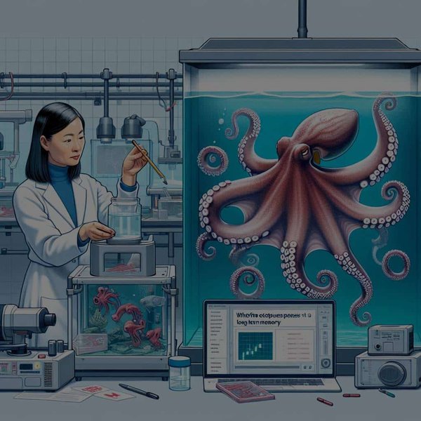 Les poulpes ont-ils une mémoire à long terme et comment la test-t-on ?
